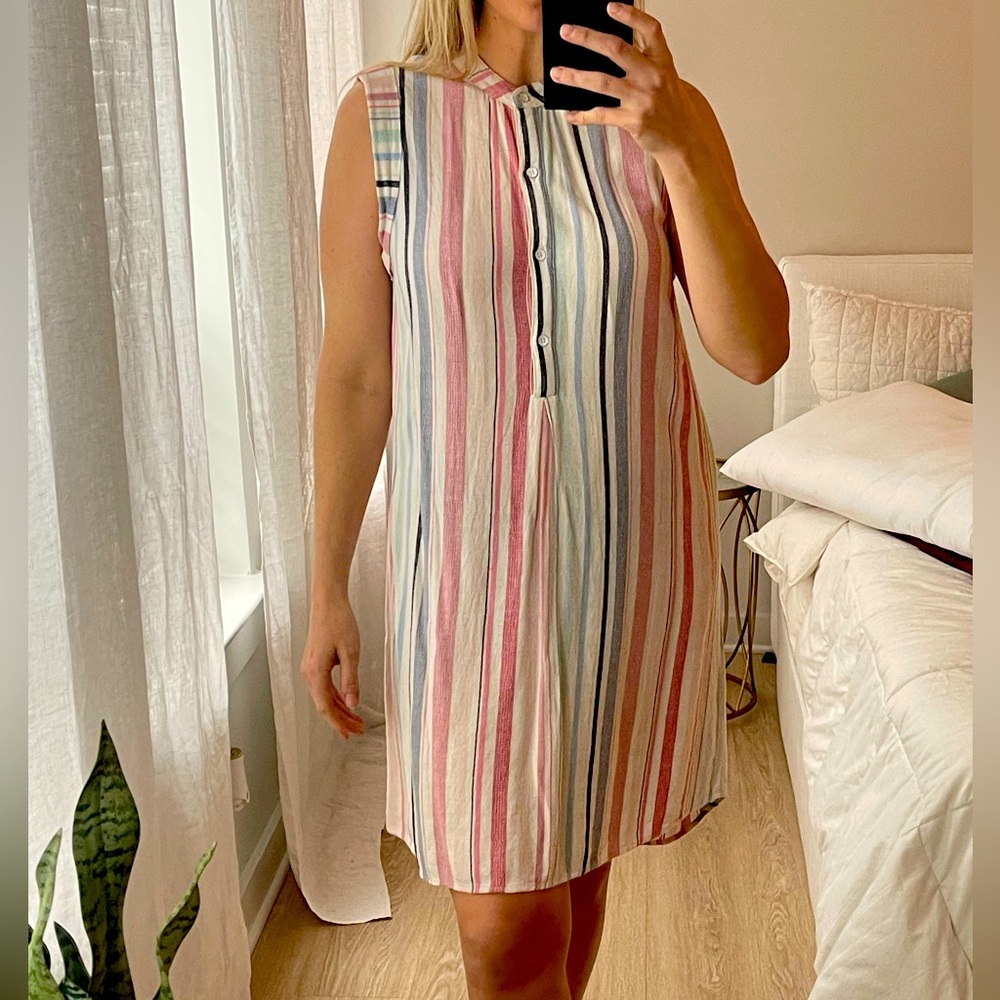 Multi sleeveless dress